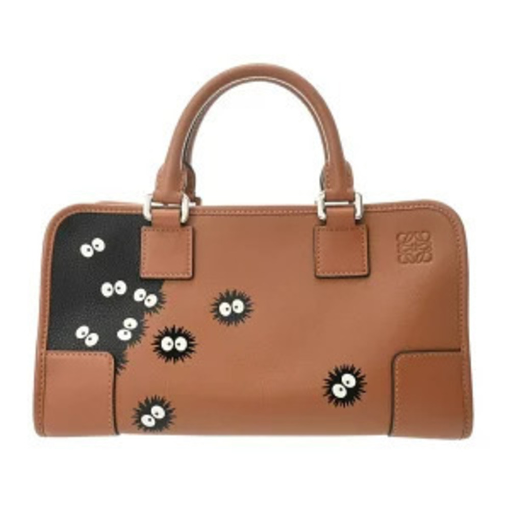Loewe Amazona Ghibli Collaboration Soot Sprite Tan Calfskin Handbag